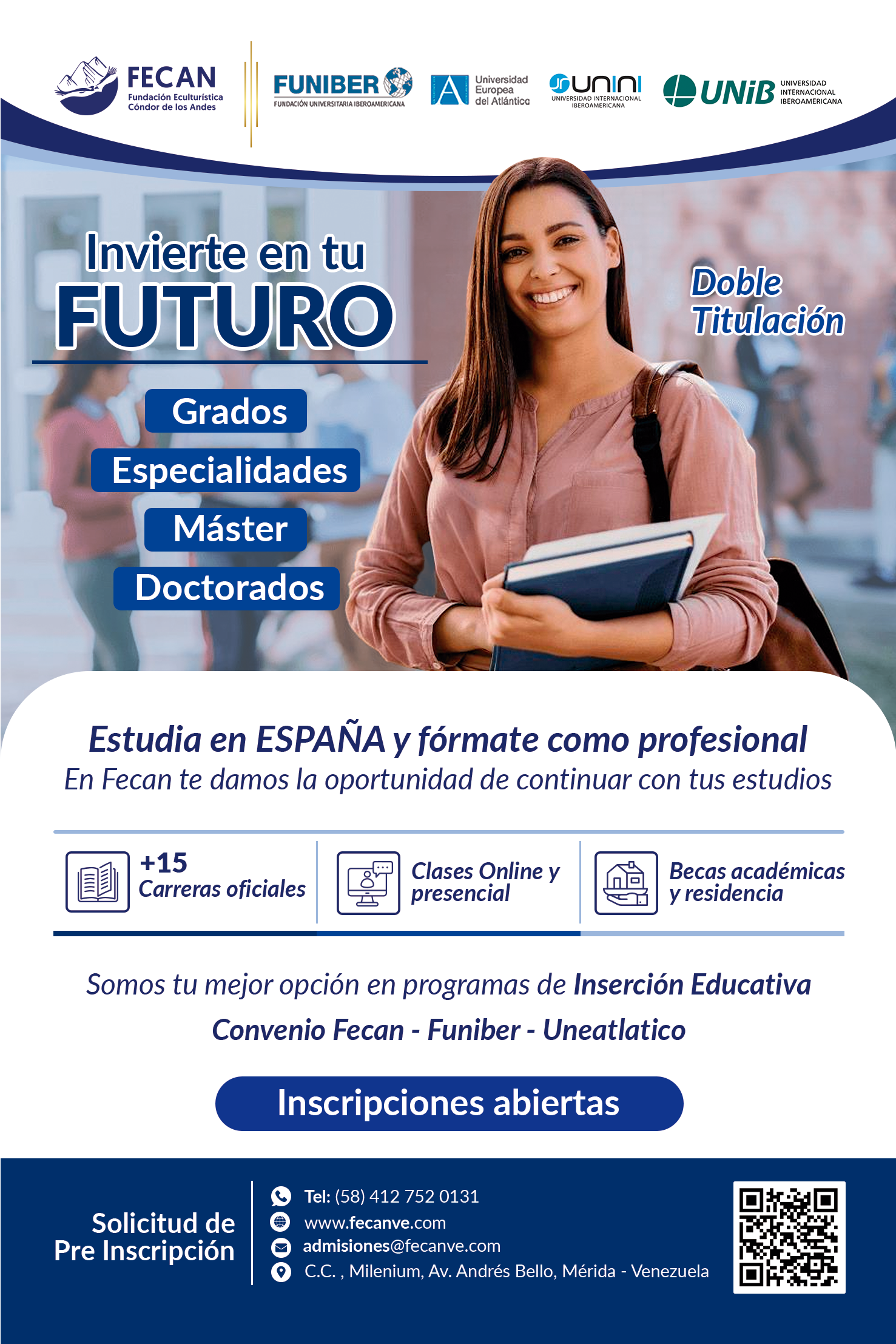 Convenio Fecan - Funiber - Uneatlantico.