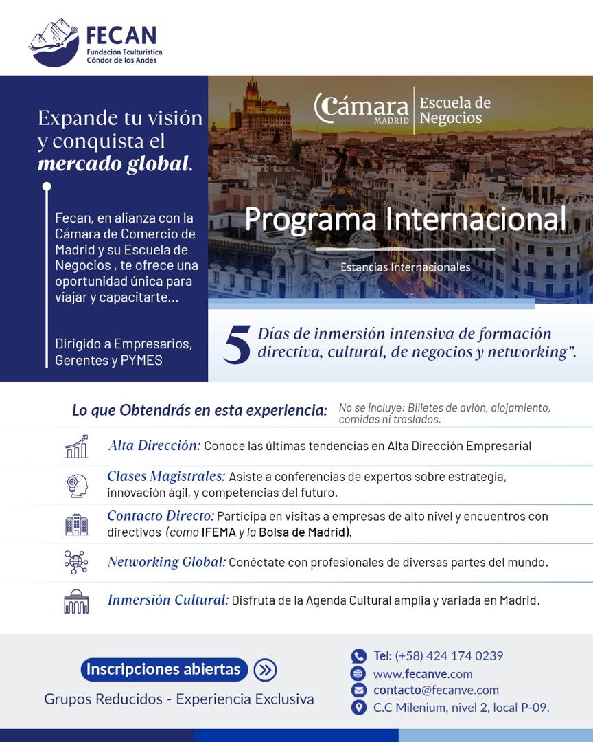 flyer camara de comercio madrid